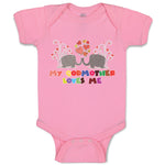 Baby Clothes My Godmother Loves Me Baby Bodysuits Boy & Girl Cotton