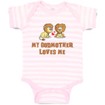 Baby Clothes My Godmother Loves Me Baby Bodysuits Boy & Girl Cotton