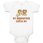 Baby Clothes My Godmother Loves Me Baby Bodysuits Boy & Girl Cotton