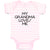 Baby Clothes My Grandma Loves Me Baby Bodysuits Boy & Girl Cotton