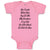 Baby Clothes Careful Say Me My Grandma's Crazy I'M Afraid Tell You. Cotton
