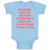Baby Clothes Careful Say Me My Grandma's Crazy I'M Afraid Tell You. Cotton