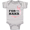 Baby Clothes For My Nana Baby Bodysuits Boy & Girl Newborn Clothes Cotton
