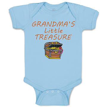 Baby Clothes Grandma's Little Treasure Baby Bodysuits Boy & Girl Cotton