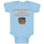 Baby Clothes Grandma's Little Treasure Baby Bodysuits Boy & Girl Cotton