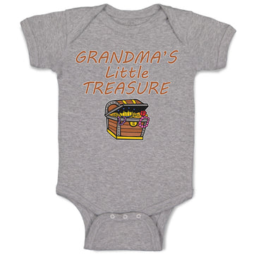 Baby Clothes Grandma's Little Treasure Baby Bodysuits Boy & Girl Cotton