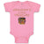 Baby Clothes Grandma's Little Treasure Baby Bodysuits Boy & Girl Cotton