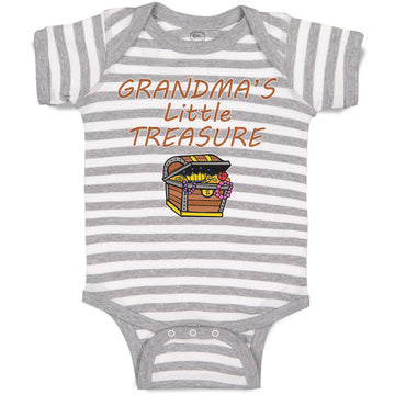 Baby Clothes Grandma's Little Treasure Baby Bodysuits Boy & Girl Cotton