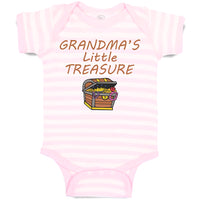 Baby Clothes Grandma's Little Treasure Baby Bodysuits Boy & Girl Cotton