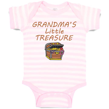 Baby Clothes Grandma's Little Treasure Baby Bodysuits Boy & Girl Cotton