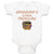 Baby Clothes Grandma's Little Treasure Baby Bodysuits Boy & Girl Cotton