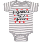 Baby Clothes Grandma Was Here Baby Bodysuits Boy & Girl Newborn Clothes Cotton