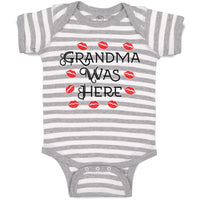 Baby Clothes Grandma Was Here Baby Bodysuits Boy & Girl Newborn Clothes Cotton