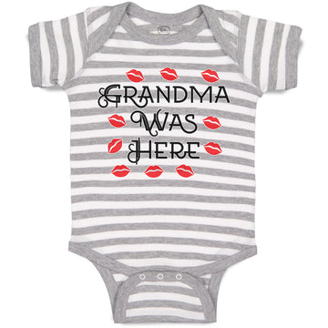 Baby Clothes Grandma Was Here Baby Bodysuits Boy & Girl Newborn Clothes Cotton