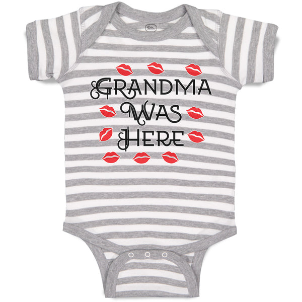 Baby Clothes Grandma Was Here Baby Bodysuits Boy & Girl Newborn Clothes Cotton