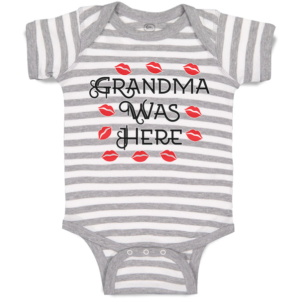 Baby Clothes Grandma Was Here Baby Bodysuits Boy & Girl Newborn Clothes Cotton