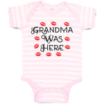 Baby Clothes Grandma Was Here Baby Bodysuits Boy & Girl Newborn Clothes Cotton