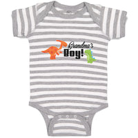 Baby Clothes Grandma's Boy! Baby Bodysuits Boy & Girl Newborn Clothes Cotton