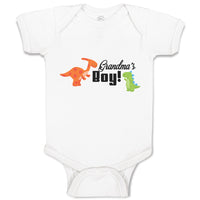 Baby Clothes Grandma's Boy! Baby Bodysuits Boy & Girl Newborn Clothes Cotton