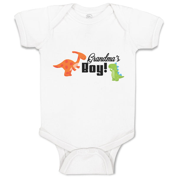 Baby Clothes Grandma's Boy! Baby Bodysuits Boy & Girl Newborn Clothes Cotton