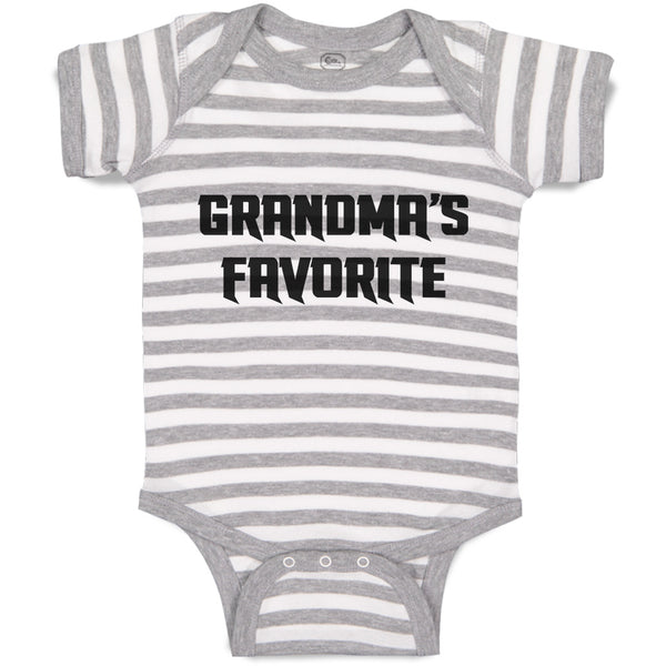 Baby Clothes Grandma's Favorite Baby Bodysuits Boy & Girl Newborn Clothes Cotton