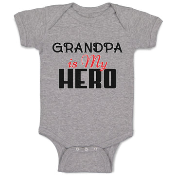 Baby Clothes Grandpa Is My Hero Baby Bodysuits Boy & Girl Newborn Clothes Cotton