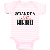 Baby Clothes Grandpa Is My Hero Baby Bodysuits Boy & Girl Newborn Clothes Cotton