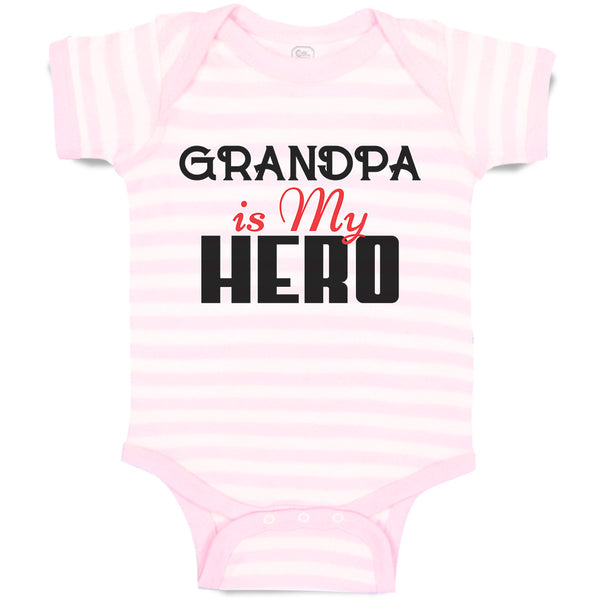 Baby Clothes Grandpa Is My Hero Baby Bodysuits Boy & Girl Newborn Clothes Cotton