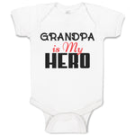 Baby Clothes Grandpa Is My Hero Baby Bodysuits Boy & Girl Newborn Clothes Cotton