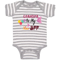 Baby Clothes Grandpa Is My New Bff Baby Bodysuits Boy & Girl Cotton