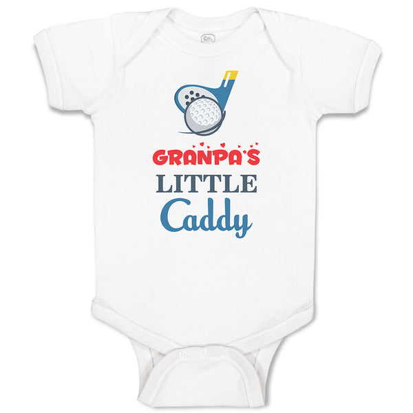 Baby Clothes Grandpa's Little Caddy Baby Bodysuits Boy & Girl Cotton
