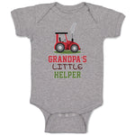 Baby Clothes Grandpa's Little Helper Baby Bodysuits Boy & Girl Cotton