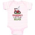 Baby Clothes Grandpa's Little Helper Baby Bodysuits Boy & Girl Cotton