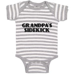 Baby Clothes Grandpa's Sidekick Baby Bodysuits Boy & Girl Newborn Clothes Cotton