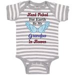 Baby Clothes Hand Picked for Earth by My Grandpa in Heaven Baby Bodysuits Cotton