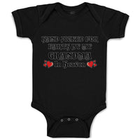 Baby Clothes Hand Picked for Earth by My Grandma in Heaven Baby Bodysuits Cotton