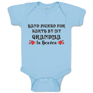 Baby Clothes Hand Picked for Earth by My Grandma in Heaven Baby Bodysuits Cotton