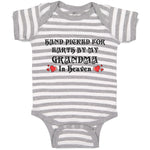 Baby Clothes Hand Picked for Earth by My Grandma in Heaven Baby Bodysuits Cotton