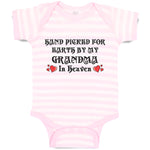 Baby Clothes Hand Picked for Earth by My Grandma in Heaven Baby Bodysuits Cotton