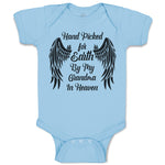 Baby Clothes Hand Picked for Earth by My Grandma in Heaven Baby Bodysuits Cotton