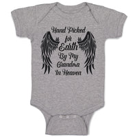 Baby Clothes Hand Picked for Earth by My Grandma in Heaven Baby Bodysuits Cotton