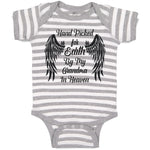 Baby Clothes Hand Picked for Earth by My Grandma in Heaven Baby Bodysuits Cotton