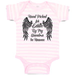 Baby Clothes Hand Picked for Earth by My Grandma in Heaven Baby Bodysuits Cotton