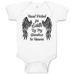 Baby Clothes Hand Picked for Earth by My Grandma in Heaven Baby Bodysuits Cotton