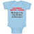 Baby Clothes Handle Care My Grandma's Crazy & I'M Afraid Tell You!!! Cotton