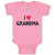 Baby Clothes I Love Grandma Baby Bodysuits Boy & Girl Newborn Clothes Cotton