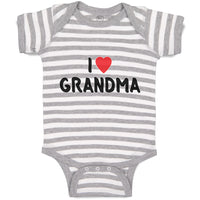 Baby Clothes I Love Grandma Baby Bodysuits Boy & Girl Newborn Clothes Cotton