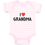 Baby Clothes I Love Grandma Baby Bodysuits Boy & Girl Newborn Clothes Cotton