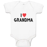 Baby Clothes I Love Grandma Baby Bodysuits Boy & Girl Newborn Clothes Cotton