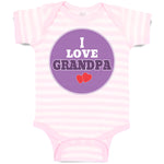 Baby Clothes I Love Grandpa Baby Bodysuits Boy & Girl Newborn Clothes Cotton